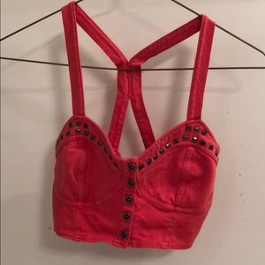 Studded crop top